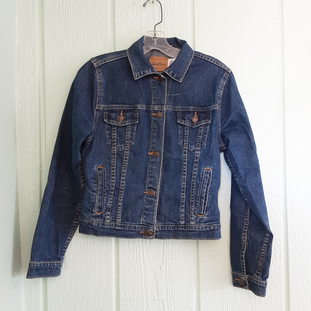 Levi's Strauss 🌞0111 Kids Unisex Stretch Jacket Sz XXL Preowned Blue Denim